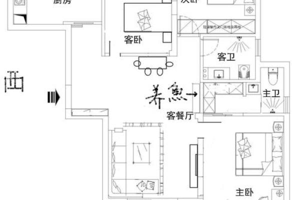 南北通透的房子风水画像
