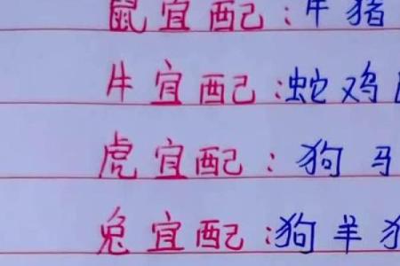 属相配对算命