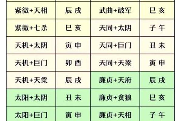 紫薇斗数星盘分析