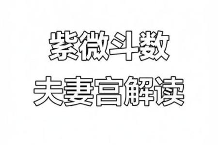破碎紫微斗数 破碎紫微斗数夫妻宫？