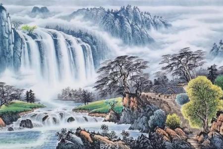 名人与风水_山水画里面有人物适合挂客厅吗