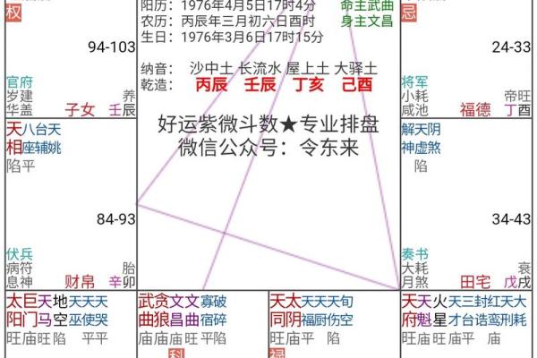 紫薇星斗数命盘怎么看