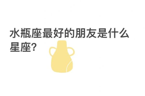 水瓶适合跟哪个星座做朋友