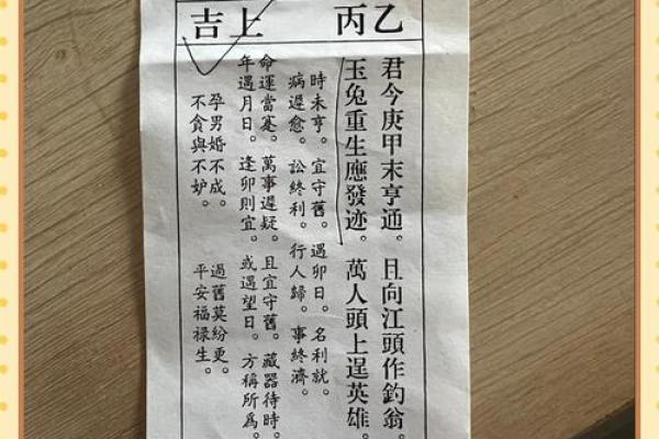老君灵签第7签解签