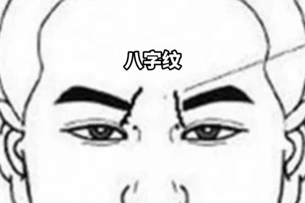 皱眉有八字