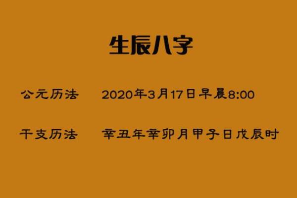 生辰八字终身版