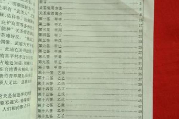 关帝灵签1-100签详解