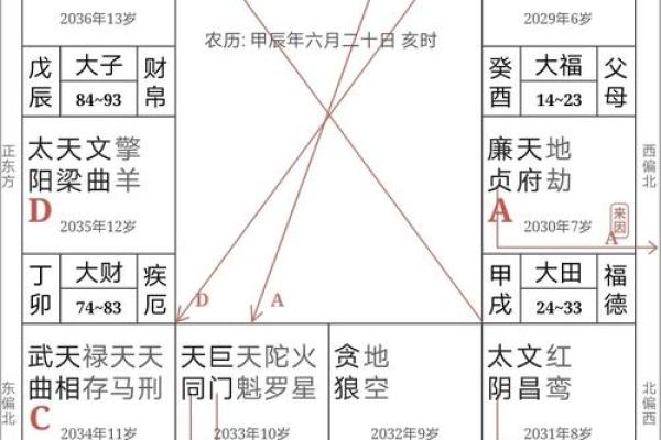 紫薇星左辅右弼入夫妻宫