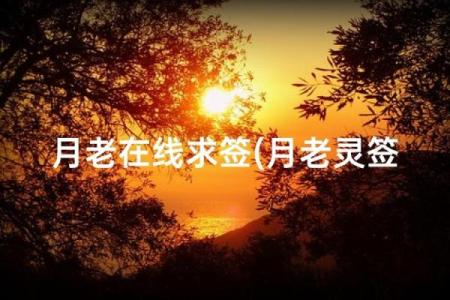 月老灵签第33签解签