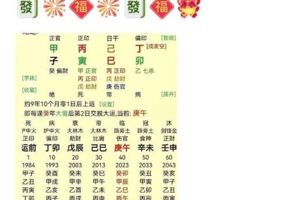 八字没有正官