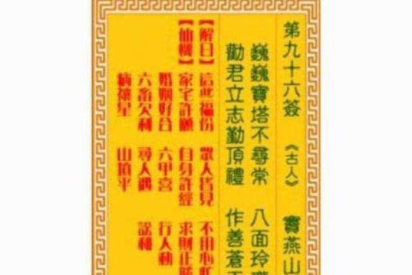 太上老君灵签第六签