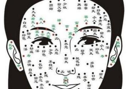 脸部黑痣算命图解
