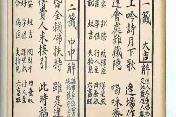 观音灵签一