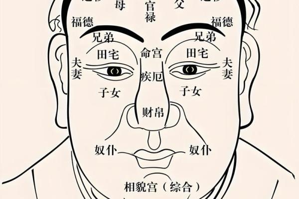 脸上胎记算命图解
