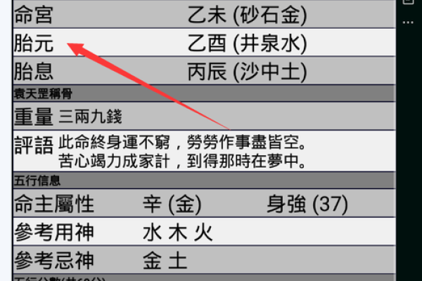 秘传算命术之八字胎元、命宫的用法，请珍惜（有口诀）