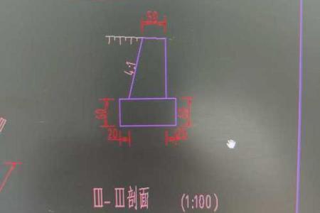 八字墙图片