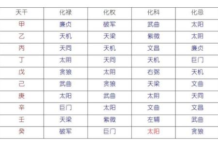 紫微斗数术语解释之：四化星