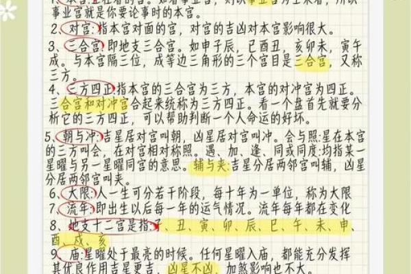 加紫薇斗数术语