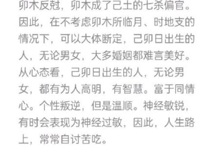 八字算命解析