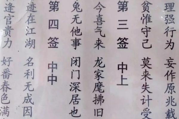 观世音灵签释解