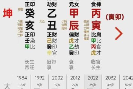 四柱八字分别是什么命局