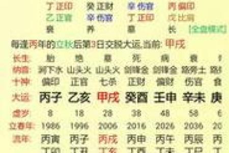 出生测八字