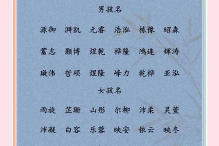 宝宝八字起名