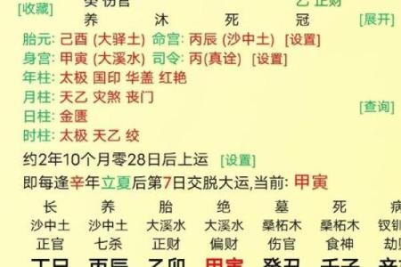 中等八字