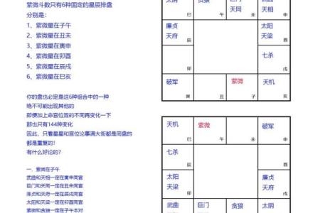 紫薇斗数子平斗数