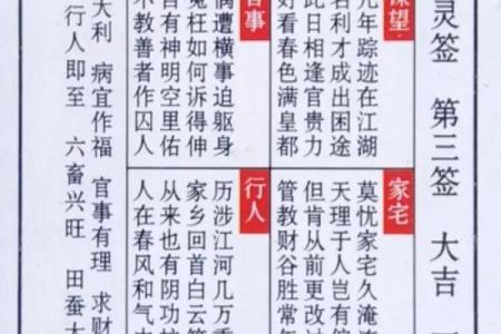 关帝灵签90签详解