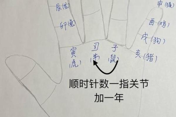 手指算命法