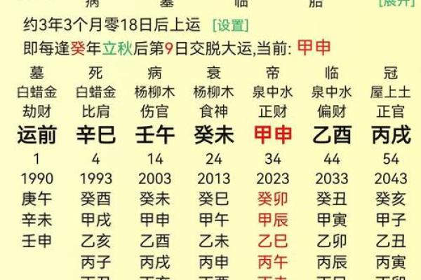 详解八字排盘