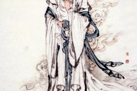 观音灵签舜天子传位水墨