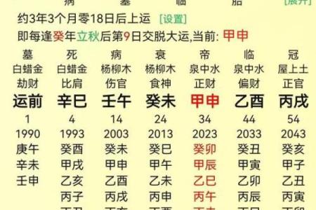 详解八字排盘