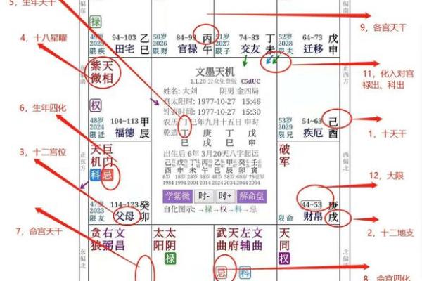 飞星四化紫薇斗数