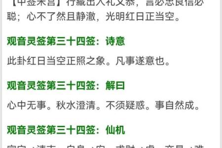观音灵签49签中签亥宫