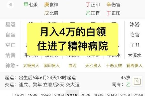 八字病重