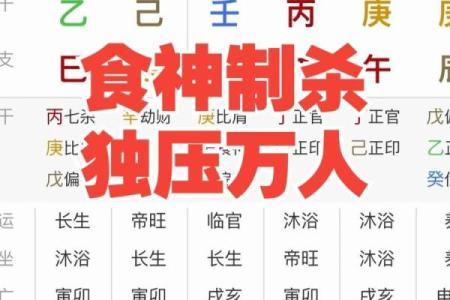 八字透食神